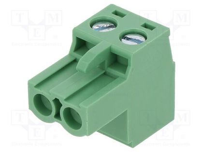 Pluggable terminal block; 5.08mm; ways: 2; straight; plug; female DEGSON ELECTRONICS 2EDGKF-5.08-02P