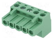 Connector: pluggable terminal block; plug; female; 2EDGKF; 20A DEGSON ELECTRONICS