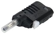 CONN, BANANA, PLUG, 36A, CLAMP, BLK
