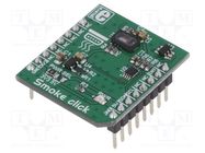 Click board; prototype board; Comp: MAX30105; smoke sensor MIKROE