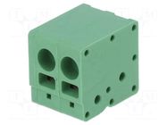 Connector: PCB terminal block; terminal; 20A; 300V; straight; 1x2 DEGSON ELECTRONICS