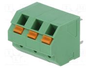 PCB terminal block; angled; 5.08mm; ways: 3; on PCBs; 0.2÷1.5mm2 DEGSON ELECTRONICS