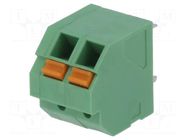 Connector: PCB terminal block; terminal; 10A; 300V; angled; tinned DEGSON ELECTRONICS