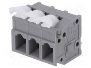 Connector: PCB terminal block; terminal; 15A; 300V; straight; grey DEGSON ELECTRONICS