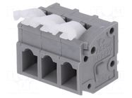 Connector: PCB terminal block; terminal; 15A; 300V; straight; grey DEGSON ELECTRONICS