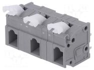 Connector: PCB terminal block; terminal; 15A; 300V; straight; grey DEGSON ELECTRONICS