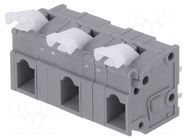 Connector: PCB terminal block; terminal; 15A; 300V; straight; grey DEGSON ELECTRONICS