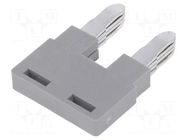 Comb bridge; grey; ways: 2 DEGSON ELECTRONICS