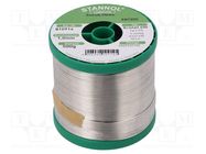 Soldering wire; tin; Sn99,3Cu0,7+NiGe; 1mm; 0.5kg; lead free; reel STANNOL