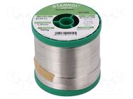 Tin; lead free; Sn99,3Cu0,7+NiGe; 1mm; 0.5kg; reel; 227°C STANNOL