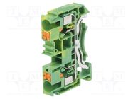 Splice terminal: rail; 0.5÷10mm2; ways: 1; terminals: 2; DS; TS35 DEGSON ELECTRONICS