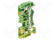 Splice terminal: rail; 0.2÷6mm2; ways: 1; terminals: 2; Width: 6.2mm DEGSON ELECTRONICS