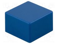 Button; push-in; 5.5mm; -25÷70°C; square; blue; 9x9mm OMRON Electronic Components