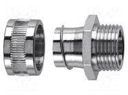 Straight terminal connector; Thread: non-swivel,PG,outside HELLERMANNTYTON