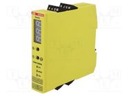 Module: safety relay; 24VDC; for DIN rail mounting; SENTRY; IP20 ABB