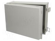 Enclosure: wall mounting; X: 300mm; Y: 400mm; Z: 180mm; CAB; grey FIBOX