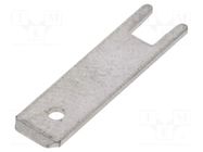 Terminal: flat; 6.3mm; 0.8mm; male; THT; Overall len: 24mm; straight OSTERRATH