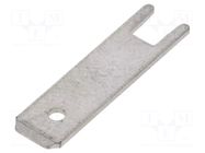 Terminal: flat; 6.3mm; 0.8mm; male; THT; Overall len: 24mm; straight OSTERRATH