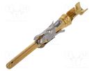 Contact; male; 16; brass; gold-plated; 0.2÷0.6mm2; 24AWG÷20AWG TE Connectivity