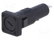Fuse holder; 6.3x32mm; 10A; on panel; 250VAC; UL94V-0; polyamide SCI