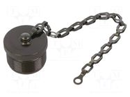 Protection cover; external thread,threaded joint; olive; MS/DS AMPHENOL