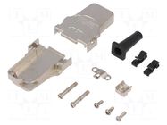 Enclosure for connectors: D-Sub; D-Sub 9pin,D-Sub HD 15pin CONNFLY