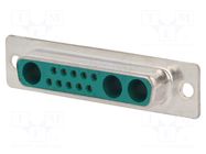 Connector: Special D-Sub; PIN: 13(3+10); plug; female; for cable CONEC