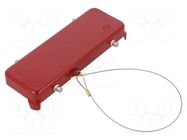 Protection cover; size 104.27; for double latch; hot condition ILME