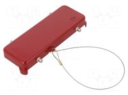 Protection cover; size 104.27; for double latch; hot condition ILME