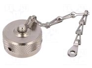 Protection cover; internal bayonet; size 12; metal; Ecomate RM AMPHENOL