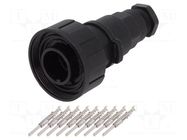 Connector: circular; plug; male; PIN: 9; 5A; 150V; IP68; UL94V-0 BULGIN