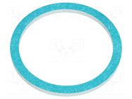 Gasket; composite; Thk: 2mm; Øint: 32mm; Øout: 38mm; M32; -40÷300°C HUMMEL