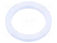 Gasket; polyetylene; Thk: 2mm; Øint: 12mm; Øout: 16mm; M12; -30÷70°C HUMMEL