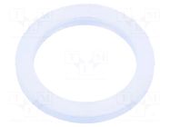 Gasket; polyetylene; Thk: 2mm; Øint: 12mm; Øout: 16mm; M12; -30÷70°C HUMMEL
