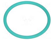 O-ring gasket; FPM; Thk: 2mm; Øint: 26mm; PG21; green; -40÷200°C HUMMEL