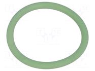 O-ring gasket; FPM; Thk: 1.8mm; Øint: 17mm; PG13,5; green; -40÷200°C HUMMEL