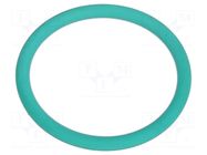 O-ring gasket; FPM; Thk: 1.5mm; Øint: 16mm; PG11; green; -40÷200°C HUMMEL