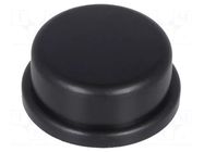 Button; round; black; Ø13mm NINIGI