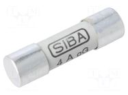 Fuse: fuse; 4A; 500VAC; gG; ceramic,cylindrical,industrial SIBA