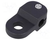 Holder; polyamide; Mount.hole diam: 12.5mm; D: 10mm; S: 8mm ELESA+GANTER