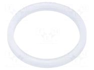 Gasket; polyetylene; Thk: 2mm; Øint: 18.6mm; Øout: 22.5mm; PG11 HUMMEL