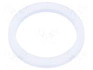Gasket; polyetylene; Thk: 2mm; Øint: 15.2mm; Øout: 19mm; PG9 HUMMEL