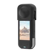 PULUZ silicone protective case with lens cover for Insta360 X5 (black), Puluz