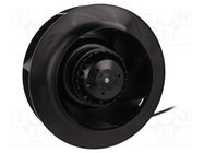 Fan: AC; radial; 230VAC; Ø225x85mm; 1050m3/h; 71dBA; ball bearing FULLTECH