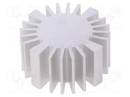 Heatsink; LED; Ø: 50mm; H: 25mm FISCHER ELEKTRONIK