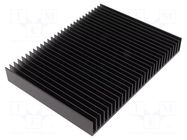 Heatsink: extruded; grilled; universal; black; L: 150mm; W: 200mm FISCHER ELEKTRONIK