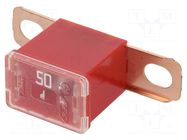 Fuse: fuse; 50A; automotive; JAPVAL; male; 36mm MTA