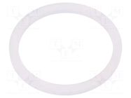 Gasket; polyetylene; Thk: 2mm; Øint: 32mm; Øout: 38mm; M32; -30÷70°C HUMMEL