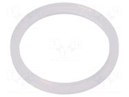 Gasket; polyetylene; Thk: 2mm; Øint: 20mm; Øout: 24mm; M20; -30÷70°C HUMMEL