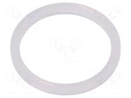 Gasket; polyetylene; Thk: 2mm; Øint: 20mm; Øout: 24mm; M20; -30÷70°C HUMMEL